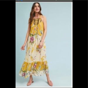 Anthropologie Some September Maxi Dress